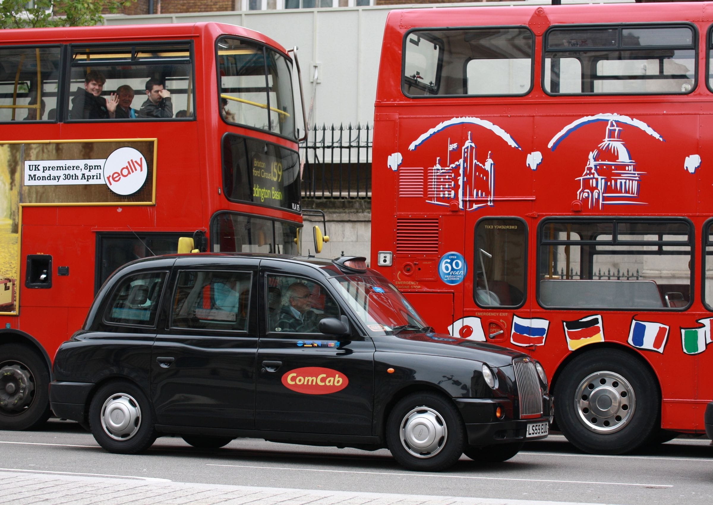 visit London Bus and black cab